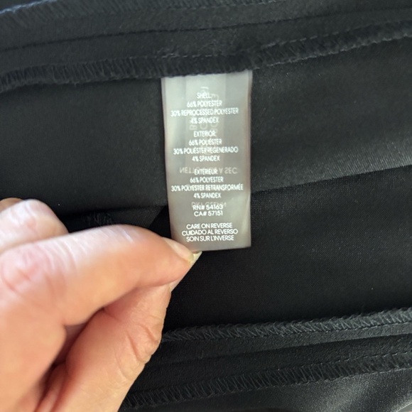 Calvin Klein Black Midi Dress with Button Detail - Picture 7 of 8